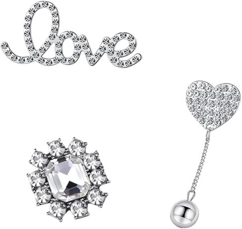 Bling Shoe Charms for Women, 16 Pack Aesthetic Silver Designer Jewel Charms for Adults, Cool Pearl Rhinestone Shoe Decoration Charms with Chain, Cute Metal Gems Shoe Charm, Diamond Shoe Accessories in Saudi Arabia