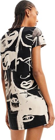 Desigual Women's Face Mini T-Shirt Dress in Saudi Arabia