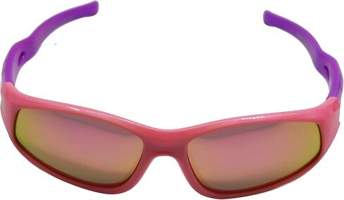COOLSOME Kids Flexible Polarized UV Protection Sunglasses for Boys Girls Age 3-10 with Strap in Kuwait