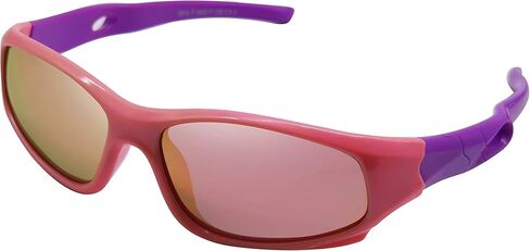 COOLSOME Kids Flexible Polarized UV Protection Sunglasses for Boys Girls Age 3-10 with Strap in Kuwait