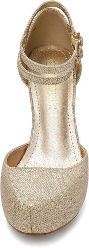 DREAM PAIRS Office-02 Women's Classy Mary Jane Double Ankle Strap Almond Toe High Heel Pumps New in Kuwait