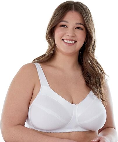 حمالة صدر قطنية لاسلكية بحواف من الساتان 5006715 من Bestform مع أكواب غير مبطنة in Kuwait