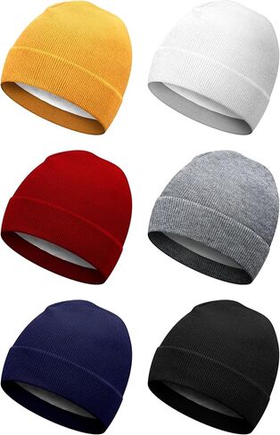 Winter Satin Lined Beanie Hat Silk Lined Beanies Cuffed Plain Skull Hat Knitted Watch Hat Winter Warm Beanies for Women Men in Saudi Arabia