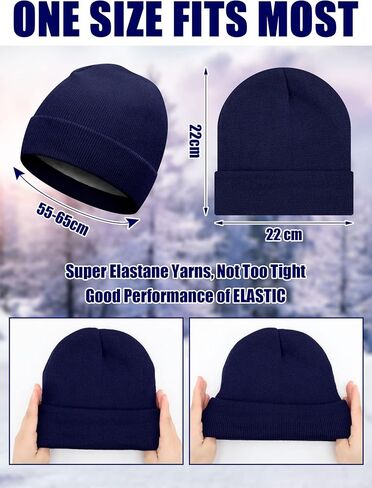 Winter Satin Lined Beanie Hat Silk Lined Beanies Cuffed Plain Skull Hat Knitted Watch Hat Winter Warm Beanies for Women Men in Saudi Arabia
