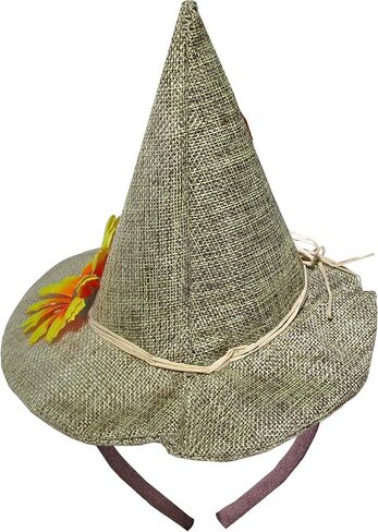Unisex Adults Mini Scarecrow Hat On Headband Flower Halloween Costume Accessory in Saudi Arabia