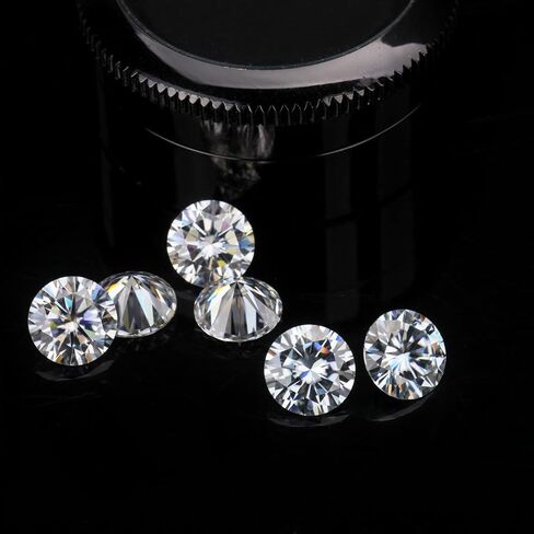 SZJINAO Moissanite D Colorless Diamond Loose Stone 0.5ct - 3ct Round Excellent Cut Gemstones VVS1 For Ring Pendant Jewelry,With GRA Certificate in Saudi Arabia