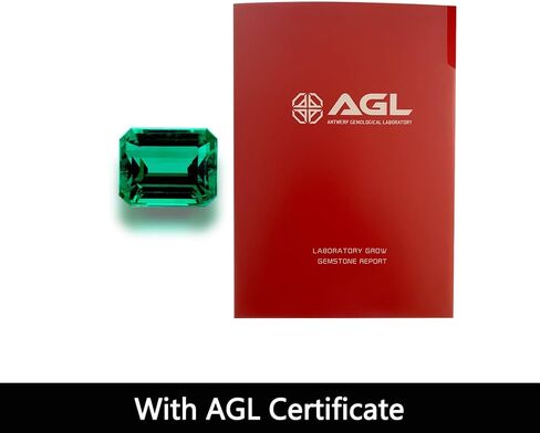 مختبر LETMEXC أحجار كريمة من الزمرد الماس قطع زمرد ممتاز عالي الجودة للمجوهرات المخصصة مع شهادة AGL in Kuwait