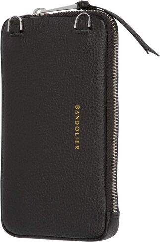 Bandolier Expanded Zip Pouch - Black/Gold - Phone Case & Strap Sold Separately in Kuwait