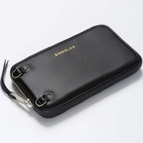Bandolier Expanded Zip Pouch - Black/Gold - Phone Case & Strap Sold Separately in Kuwait