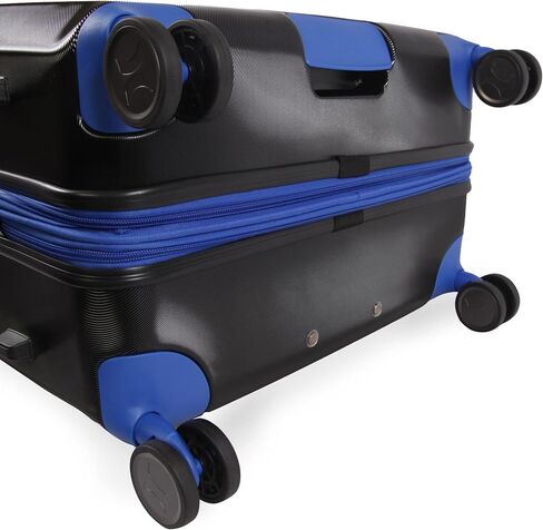 Hurley Wave Hardside Spinner Luggage, Black/Blue, Check in in Saudi Arabia