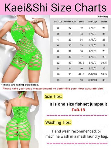 Kaei&Shi Rhinestone Fishnet Sparkly Bodysuit, Rave Outfits, Halter Lingerie in Kuwait