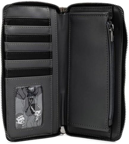 Loungefly Universal Monsters Chibi Faux Leather Zip Wallet in Saudi Arabia