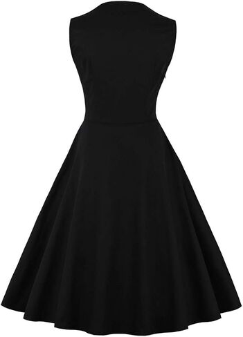 KILLREAL Women's Polka Dot Retro Vintage Style Cocktail Party Swing Dress in Kuwait
