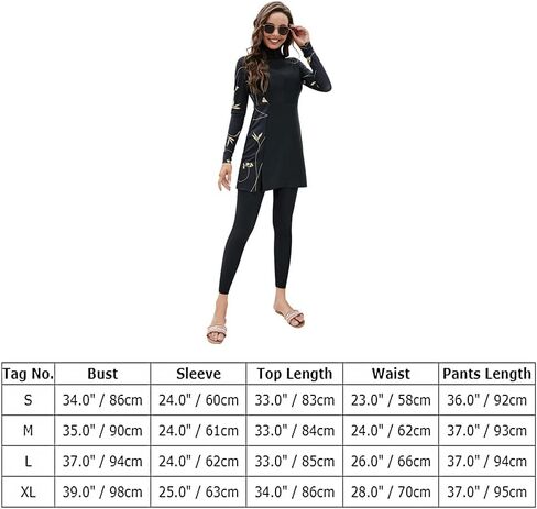 ملابس سباحة نسائية متواضعة من FYMNSI لباس سباحة إسلامي كامل الجسم بوركيني عربي إسلامي من قطعتين بدلة سباحة ملابس سباحة واقية من الطفح الجلدي in Kuwait