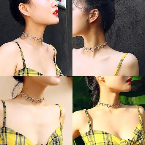 YIIISIIY Y2k مجموعة إكسسوارات المجوهرات Grrunge للنساء والفتيات in Kuwait