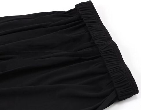 Libaobaoyo Kids Unisex Kung Fu Wide Pants Stretchy Elastic Waist Taichi Martial Arts Practice Trousers for Boys Girls in Saudi Arabia