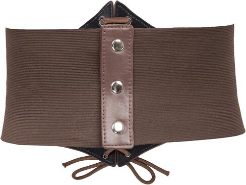 GRACE KARIN Womens Corset Belt Vintage Lace-up Cinch Elastic Waist Belt in Kuwait