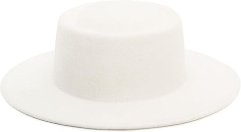 قبعات GEMVIE فيدورا للنساء والرجال، قبعة فطيرة لحم الخنزير، قبعات واسعة الحواف، قبعات الكنيسة ديربي in Kuwait