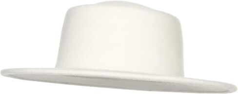 قبعات GEMVIE فيدورا للنساء والرجال، قبعة فطيرة لحم الخنزير، قبعات واسعة الحواف، قبعات الكنيسة ديربي in Kuwait