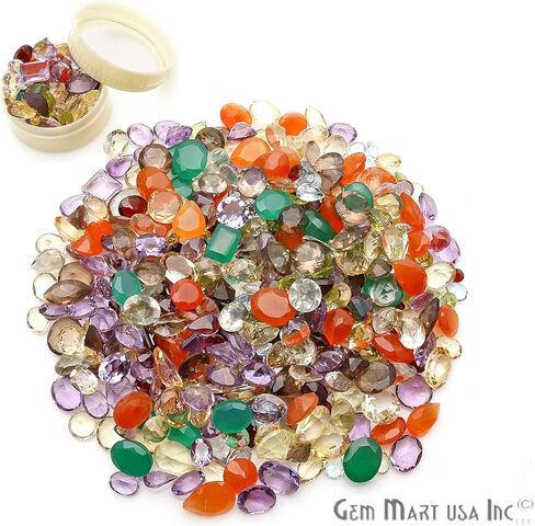 جيم مارت يو اس اي لووس جيمستون (MX 60001) مجموعة احجار كريمة مختلطة 200 قيراط من الاحجار الكريمة الطبيعية السائبة بالجملة، احجار كريمة مختلطة الالوان مختلطة الشكل. in Kuwait
