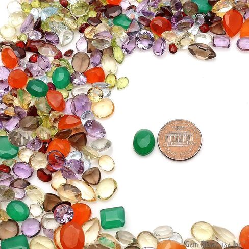 جيم مارت يو اس اي لووس جيمستون (MX 60001) مجموعة احجار كريمة مختلطة 200 قيراط من الاحجار الكريمة الطبيعية السائبة بالجملة، احجار كريمة مختلطة الالوان مختلطة الشكل. in Kuwait