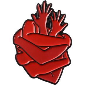 ROSTIVO Enamel Pins for Backpacks Heart Pin Funny Enamel Lapel Brooch Pin Badge for Men Women Boys Girls Cardiac Organ Cute Aesthetic Pin for Hat Bag in Saudi Arabia