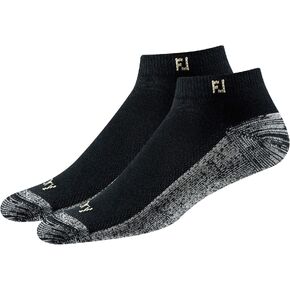 FootJoy Men's ProDry Sport XL 2-Pack Socks, Black, Fits Shoe Size 12-15 in Kuwait