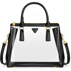 Joryin Clear Bag for Women Clear Bags Stadium Approved Clear Purse with Zipper Crossbody Handbag Transparent Bag in Kuwait