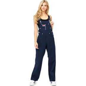 Revolt by Palomares Women's Juniors Classic Twill Short Overalls