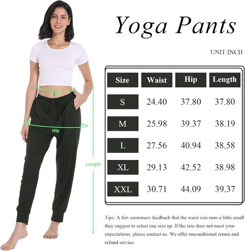 UMMISS Womens Sweatpants High Waisted Yoga Pants with Pockets Elastic Drawstring Joggers Athletic Pants Stretch Sweat Pants in Kuwait