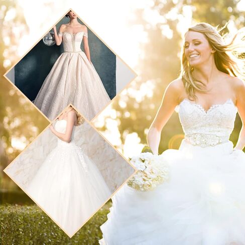 ميلي ميو تنورة على شكل كامل قابل للتعديل عند الخصر وتنورة حلقية للكرة، تنورة داخلية لفستان الزفاف، ابيض، مقاس واحد, أبيض, One Size in Kuwait