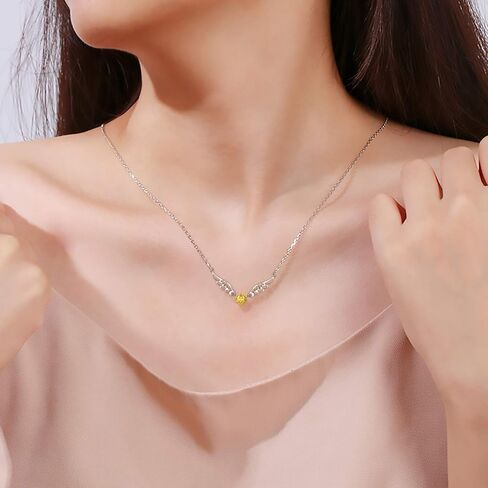 925-Sterling-Silver Golden Snitch Flying-Wings القلائد - قلادة بيضاء و 18 كيلو مطلية بالذهب هدية مجوهرات عيد الميلاد للبنين والبنات المراهقات، معدن، غير قابلة للتطبيق, معدن, غير قابل للتطبيق in Kuwait