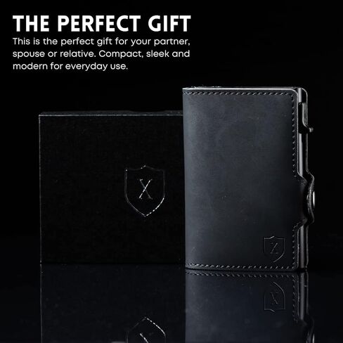 Xclusive Leather Slim Wallet for Men | Trifold RFID Wallet | Luxurious Card Holder & Minimalist Wallet with Money Clip | Blend of Luxury & Utility in Men’s Wallets in Kuwait