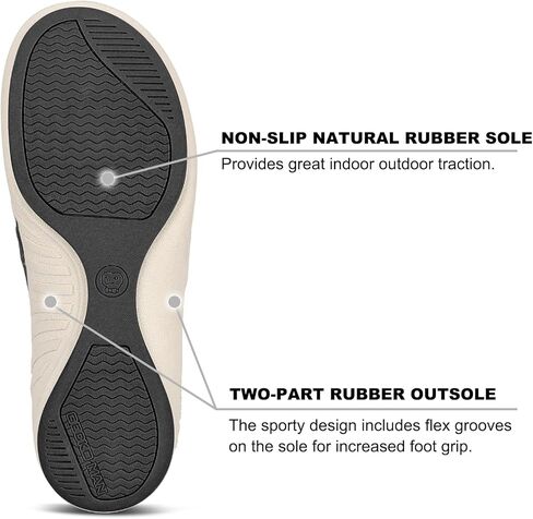 حذاء سهل الارتداء للرجال، حذاء بدون كعب من القماش لالتهاب اللفافة الأخمصية مع دعم للقوس، حذاء كاجوال لتقويم العظام غير قابل للانزلاق مع نعل مطاطي in Kuwait