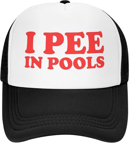 قبعات الشمس قبعة الصيد أنا أتبول في حمامات السباحة النساء Snapback قبعة أبي قبعة قابل للتعديل أبي قبعة للجنسين الأسود in Saudi Arabia