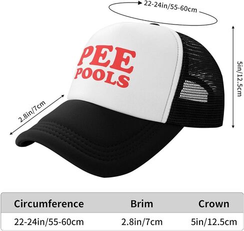 قبعات الشمس قبعة الصيد أنا أتبول في حمامات السباحة النساء Snapback قبعة أبي قبعة قابل للتعديل أبي قبعة للجنسين الأسود in Saudi Arabia