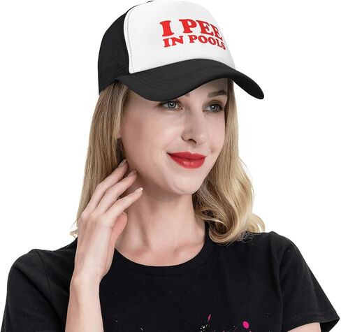 قبعات الشمس قبعة الصيد أنا أتبول في حمامات السباحة النساء Snapback قبعة أبي قبعة قابل للتعديل أبي قبعة للجنسين الأسود in Saudi Arabia