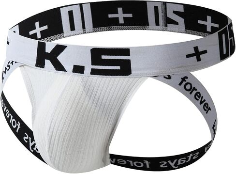 Linemoon Jock Strap Athletic Supporters for Men Cotton Jockstrap Sexy Underwear in Saudi Arabia