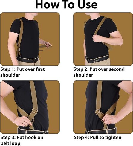 كات في الهواء الطلق الحمالات التكتيكية لحزام واجب ث/G-هوك الشرطة واجب الحمالات للرجال، بندقية حزام الحمالات للصيد in Kuwait