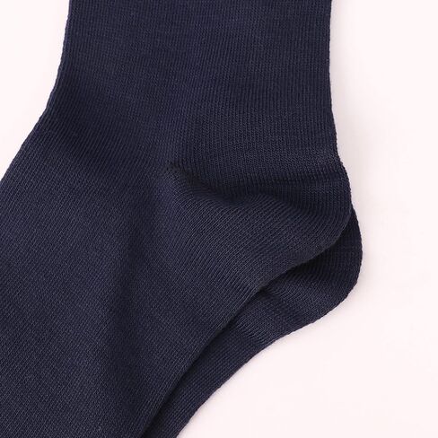 DRESHOW 3 Pairs Casual Tube Socks Cotton Knee High Socks for Women Solid Knit Knee Long Stocking Leg Warmer All Season Gift in Saudi Arabia