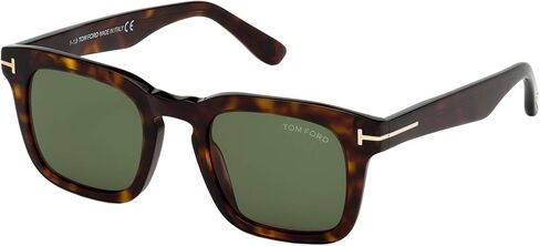 Tom Ford - FT0751 Dark Havana Square Men Sunglasses - 50mm in Saudi Arabia