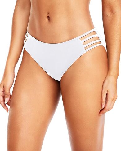 Tempt Me Women Strappy بيكيني سفلي تغطية كاملة لباس السباحة قيعان ملابس السباحة ذات القصة العالية in Kuwait