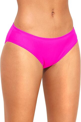 Tempt Me Women Strappy بيكيني سفلي تغطية كاملة لباس السباحة قيعان ملابس السباحة ذات القصة العالية in Kuwait