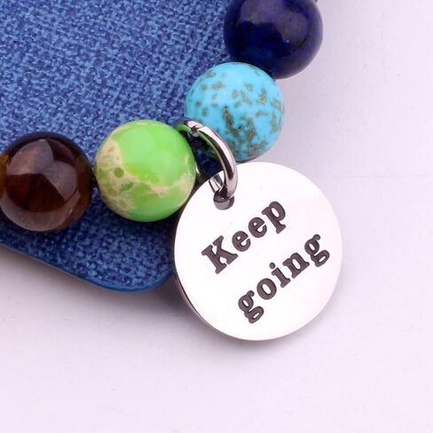 استمر في العمل مع سوار شاكرا 7 مع سوار روحي مجدول قابل للتعديل بحجم حبل القلق in Kuwait