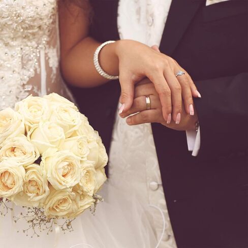 خاتم خطوبة مويسانيتي 1.65 قيراط قطع دائري رائع D اللون VVS1 مختبر وضوح خلق خواتم الخلود الماسية 18 قيراط مطلية بالذهب الأبيض لا تسبب الحساسية خواتم زفاف مويسانيتي من الفضة الاسترليني للنساء in Kuwait