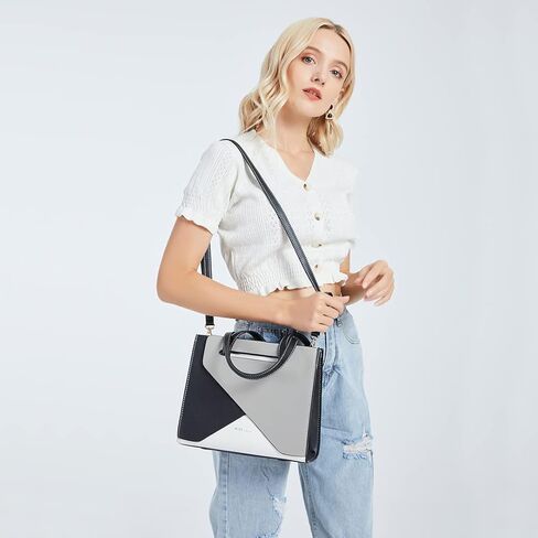 شنطة يد عصرية للنساء من ميس لولو، شنطة كتف من جلد البولي يوريثين، شنطة يد كبيرة توت وشنطة كروس in Kuwait