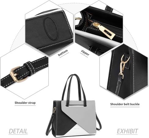 شنطة يد عصرية للنساء من ميس لولو، شنطة كتف من جلد البولي يوريثين، شنطة يد كبيرة توت وشنطة كروس in Kuwait