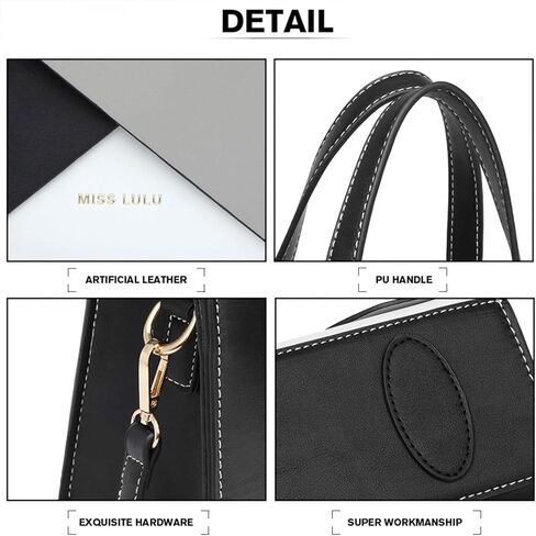 شنطة يد عصرية للنساء من ميس لولو، شنطة كتف من جلد البولي يوريثين، شنطة يد كبيرة توت وشنطة كروس in Kuwait