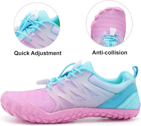 L-RUN Kids Water Shoes Quick Dry Boys Girls Barefoot Shoes for Beach Pool Sand Non-Slip Outdoor Athletic Walking Sneaker in Kuwait