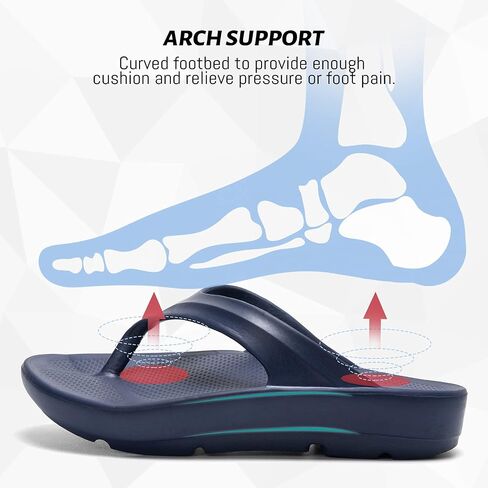 FUNKYMONKEY Women's Thong Flip Flop Ultra Soft Arch Support Sandals in Kuwait